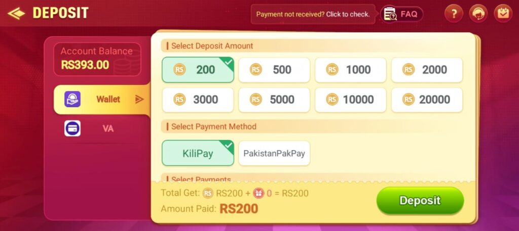 lucky winner 777 deposit